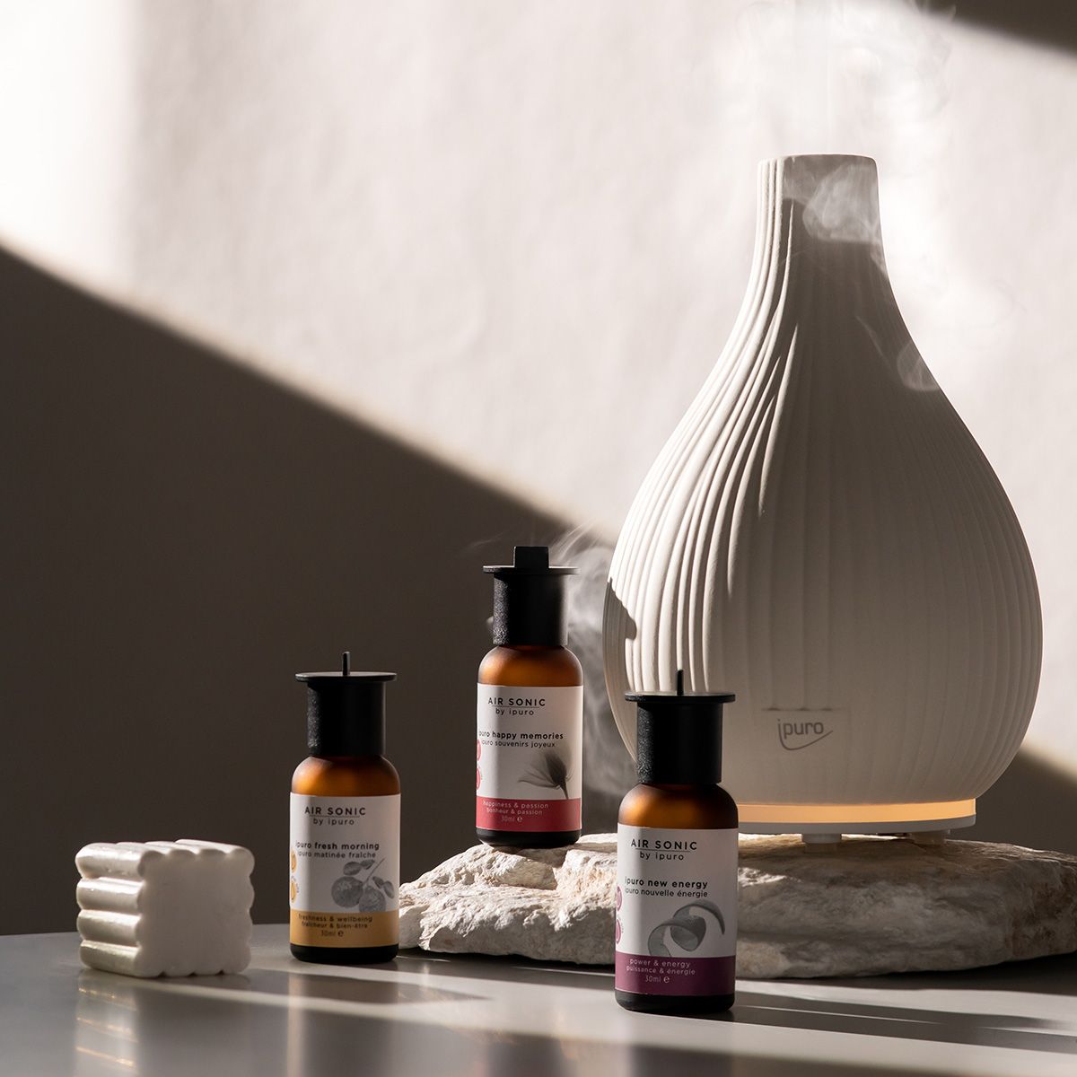 Ipuro air sonic aroma vase hvid