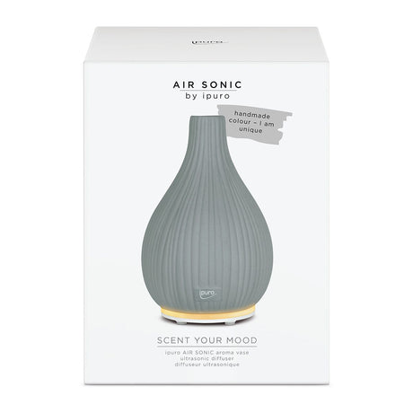 Ipuro air sonic aroma vase grå