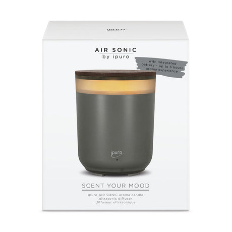 Ipuro air sonic aroma lys grå