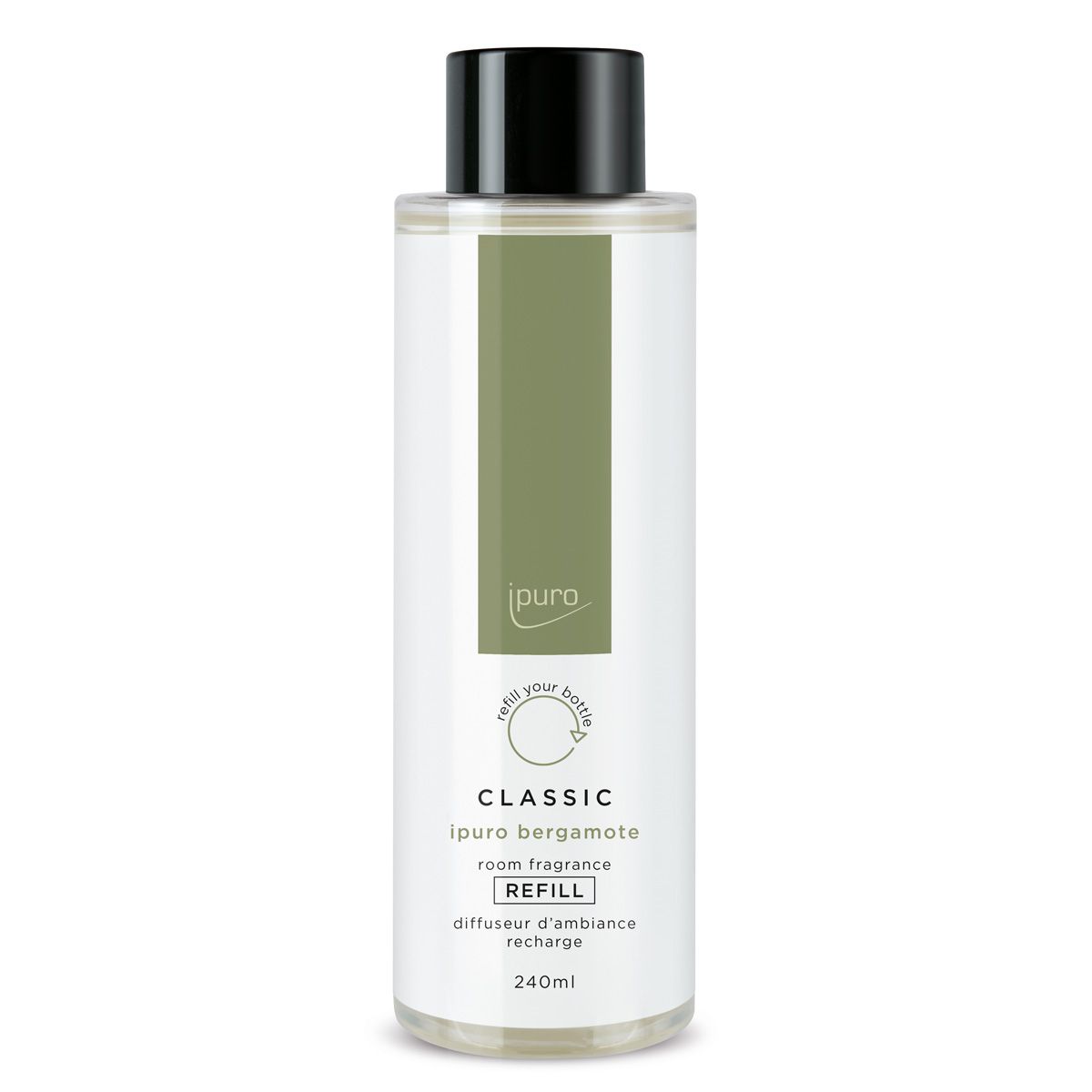 Ipuro duft diffuser refill bergamote 240ml