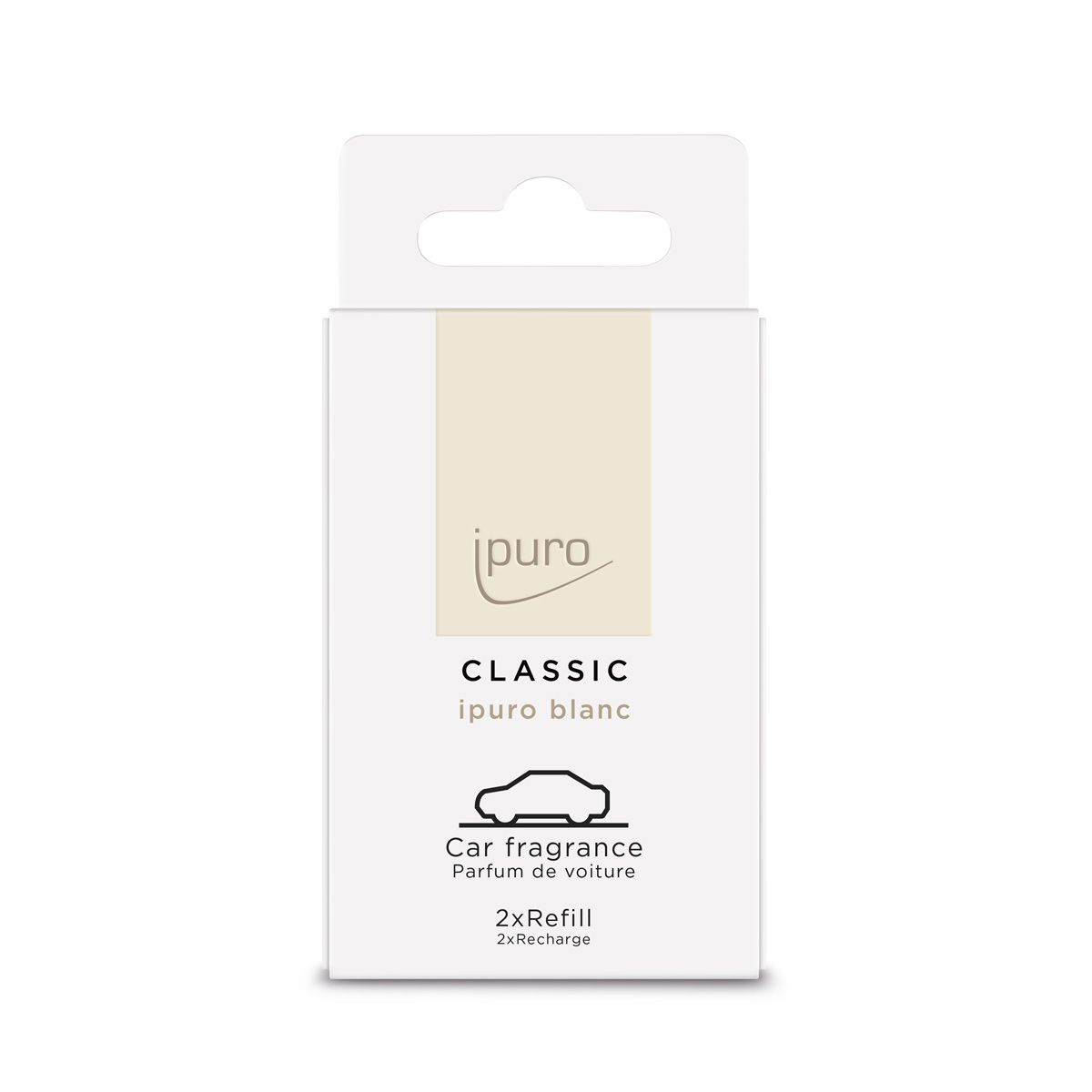 Ipuro car line blanc refill 2 x 9gr
