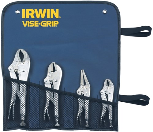 Irwin låsetangsæt original 4stk, 10cr,7r,6ln,5wr - t71