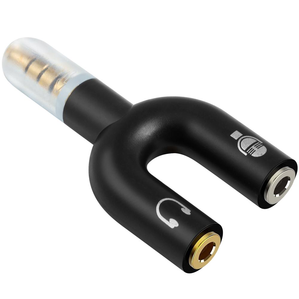 Aux splitter - mikrofon og lyd