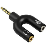 Aux splitter - mikrofon og lyd
