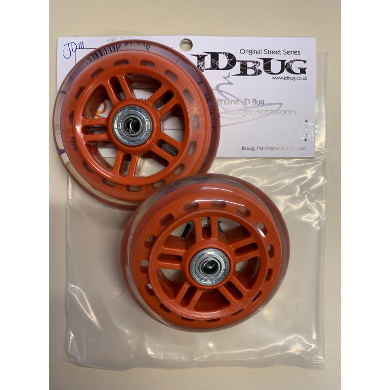 jd bug hjulsæt 100mm rød til original street