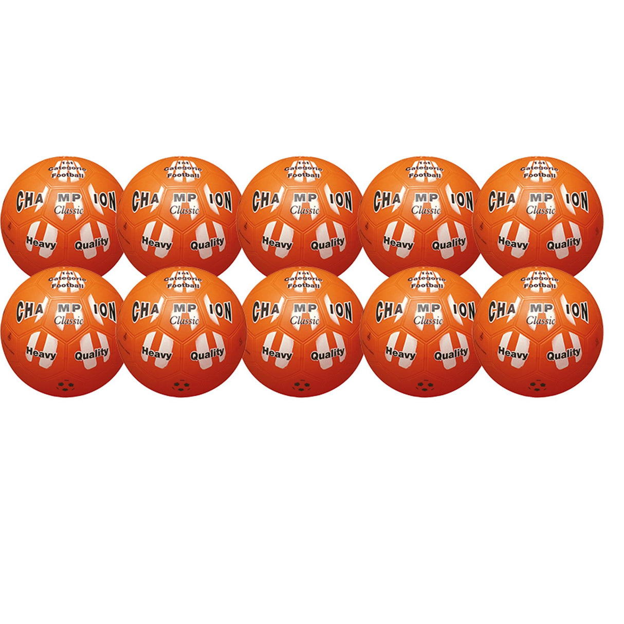 Mondo ball champion classic 23cm orange taske med 10 stk web