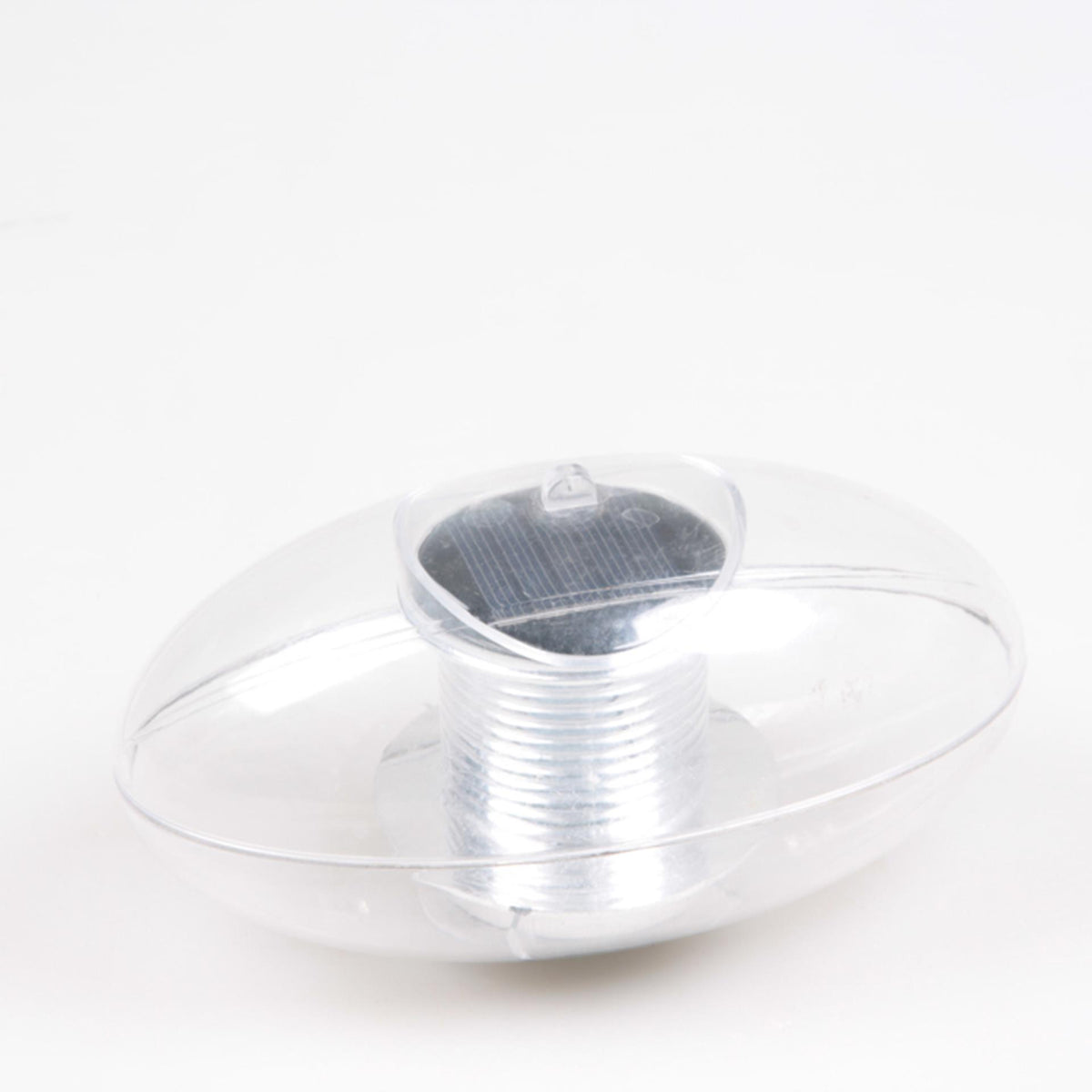Justsun solar float oval med lys 8x15x8cm