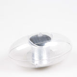 Justsun solar float oval med lys 8x15x8cm