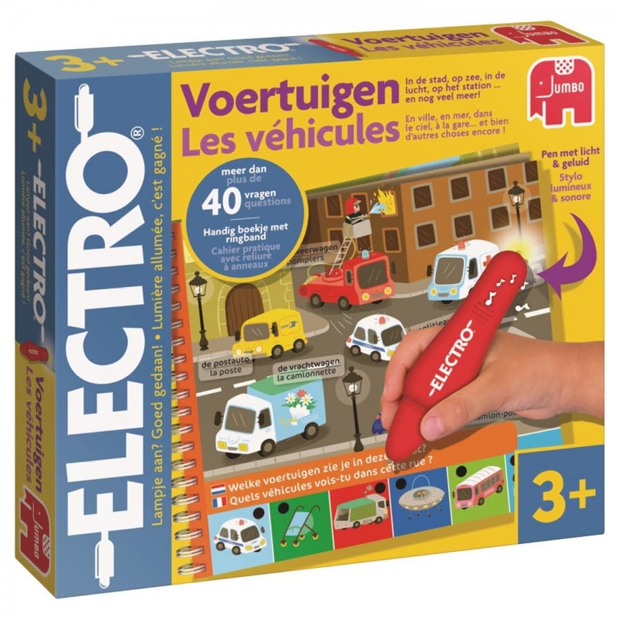 Electro jumbo wonderpen mini køretøjer undervisningsspil
