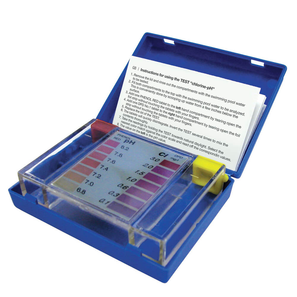 Ubranded kokido dpd testkit med 2 x 10 tabletter