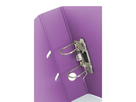 Kangaro ringbind A4 størrelse med 2-ring grebsmekanisme 75mm violet