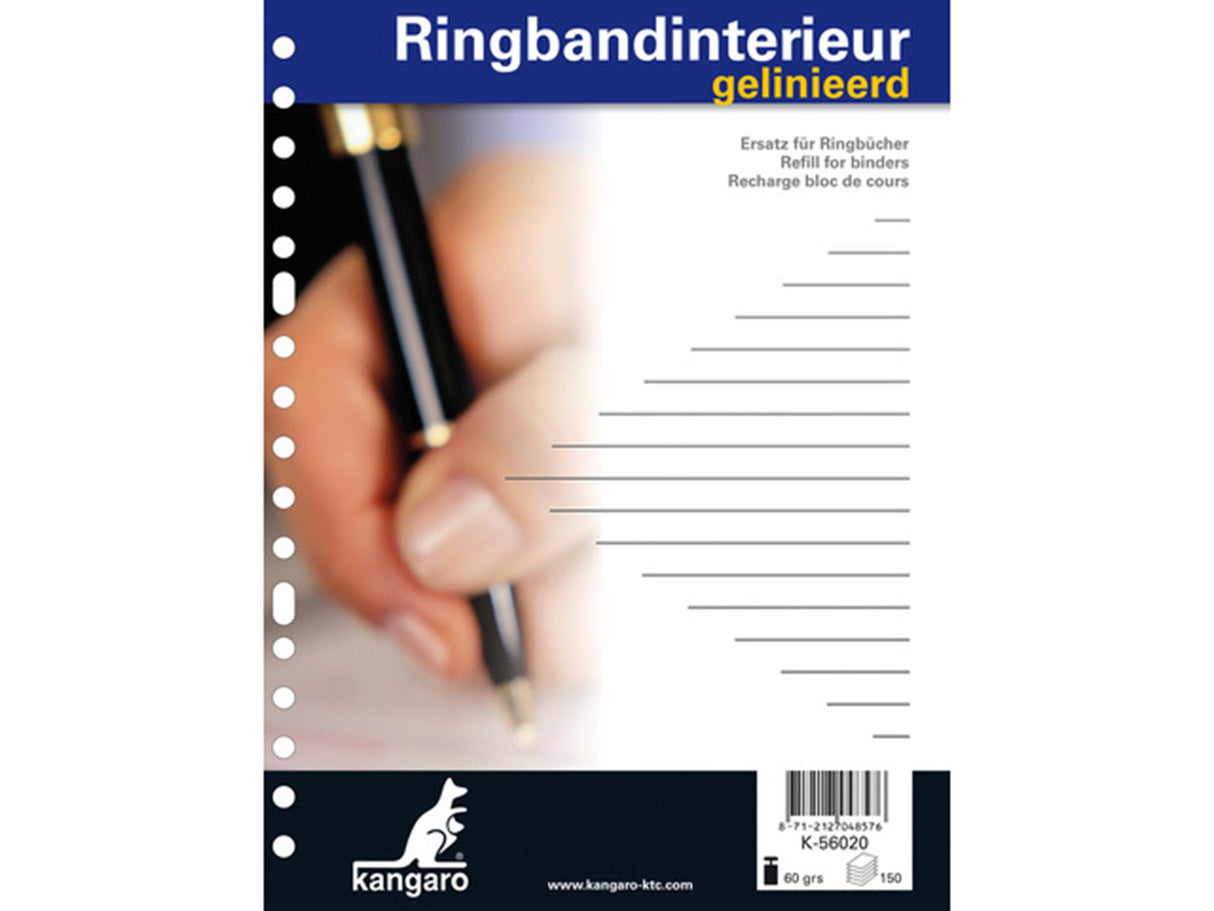 Kangaro ringbind interiør 17r.gelin.voorl. a5