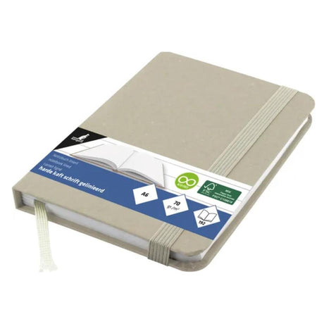 Kangaro notesbog kraft a6 96 ark, 70 gram, foret