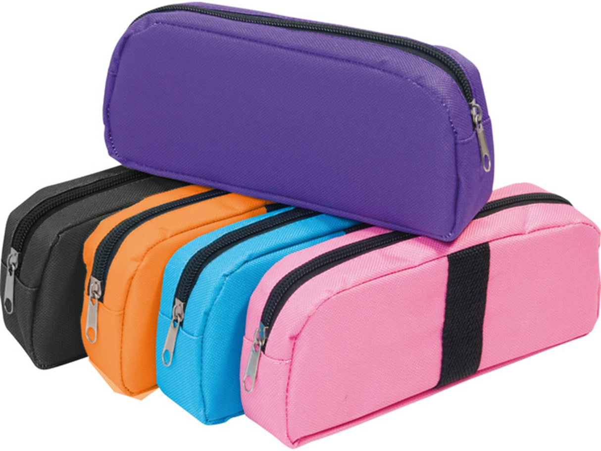 Kangaro pennepose polyester 20x8x4cm assorterede farver