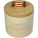 Kersten voorraadpot sweet treats dolomite ivory 11x11x12.5cm