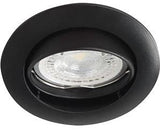 Enzo kanlux indbygningsspot 50mm justerbar sort - 5013138