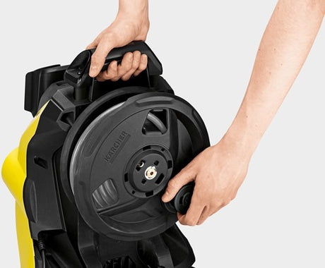 Kärcher k 7 premium smart control flex eco!booster højtryksrenser - slangetromle - 180 bar - 600 l h - 60 m² h - velegnet til bl.a. bil - terrasse - autocampere - campingvogne - cykler - motorcykler - havemøbler og arealer omkring huset