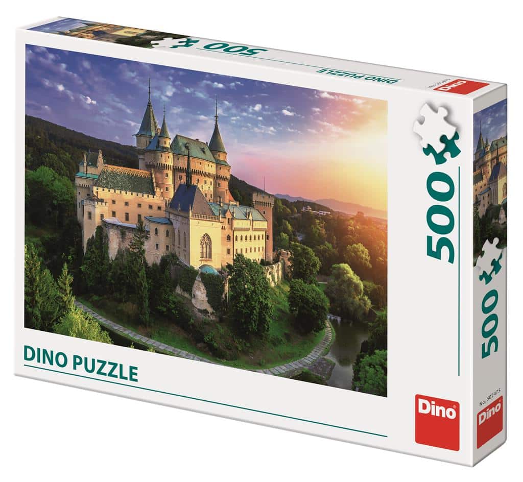 Dinotoys dino puslespil - Bojnice slot i Slovakiet - 500 brikker