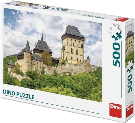 Dinotoys dino puslespil - Karlstejn Slot i Tjekkiet - 500 brikker