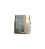 Wicotex cattail dørgardin 100x240 sort 100% polypropylen