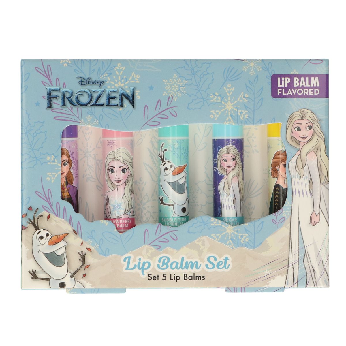 Disney frozen læbepomade sæt 5 stk.