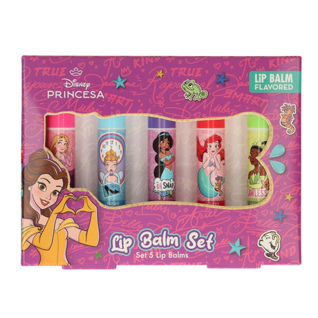 Princesa disney læbepomade sæt 5 stk.