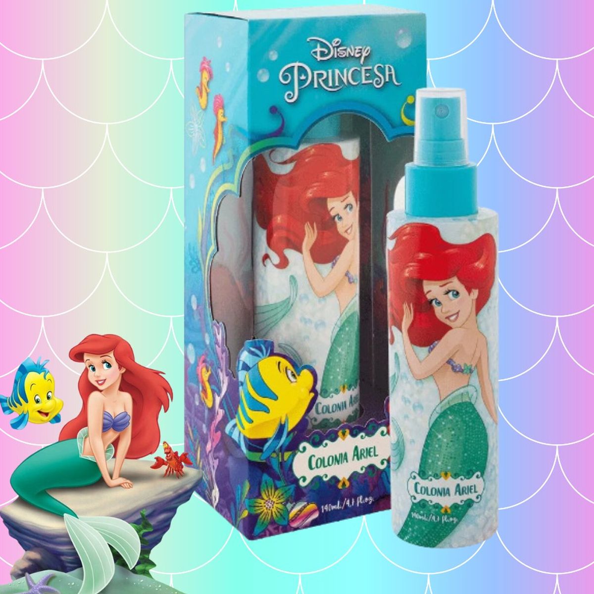 Princesa disney body mist spray ariel 140ml