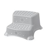 Keeeper opstapje kids grijs stars 40 x 37 x 21 cm