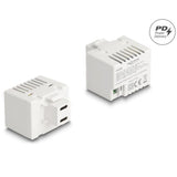 USB-C til 2-benet forbindelsesblok keystone