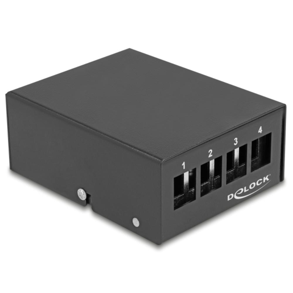 Keystone patch panel