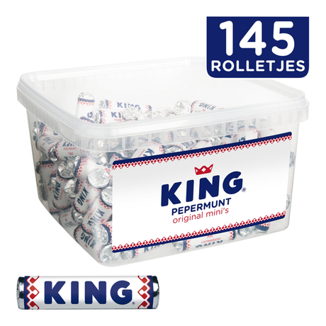 King pebermynte mini (145 stykker)