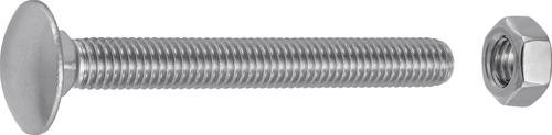 Connex træbolt m6x25 8stk a2 - ky4540625