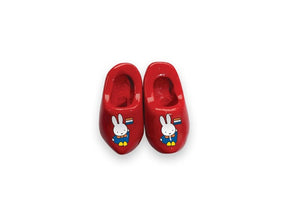 Miffy magnet 2 træsko 4 cm rød
