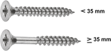 Connex pz skrue 3,5x25 30stk a2 - ky3173525
