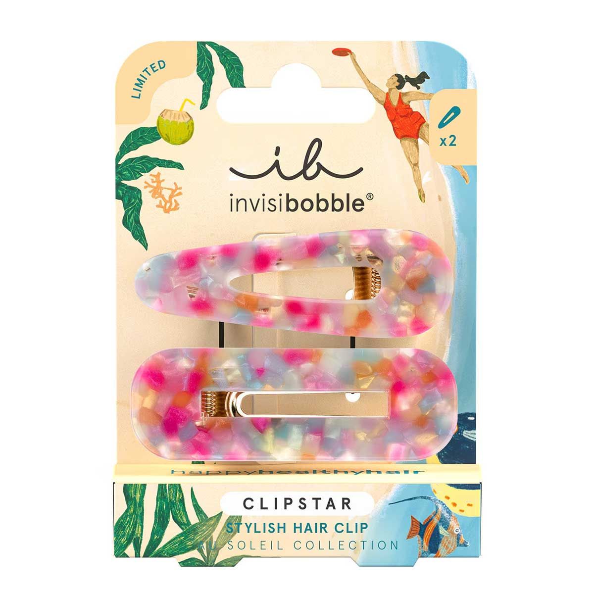 Invisibobble clipstar au soleil blændende bølge 2 stk.