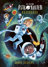 Hvid løve malebog - de små astronauter