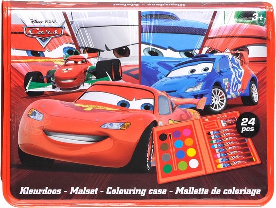 Deltas Disney Pixar Cars - mini farveæske 24 stk