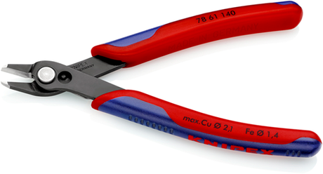 Knipex electronic super knips® xl | 140 mm lengte | meer-componentengrepen | gebruineerd - 78 61 140 sb