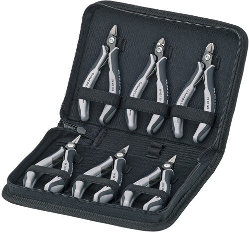 Knipex elektroniktang sæt i etui 6-delt e - 002016pesd