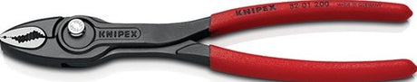 Knipex greb foran | længde 200 mm | poleret plastkappe | sort fosfateret | 1 stk - 82 01 200 - 82 01 200