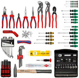 Knipex værktøjskasse robust45 flyttemekanik | 90 stykker - 002137m