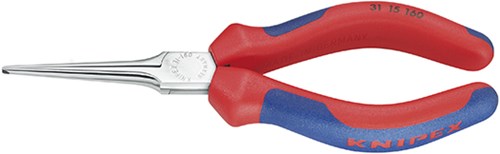 Knipex gribetang (nåletang) forkromet med flerkomponenthåndtag 160 mm - 3115160