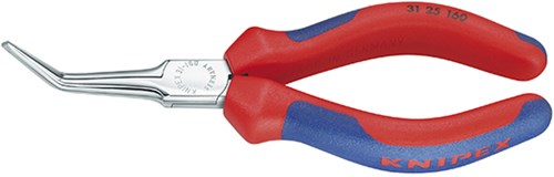 Knipex gribetang (nåletang) forkromet med flerkomponenthåndtag 160 mm - 3125160