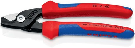 Knipex kabelschaar | lengte 160 mm meercomponenten mantels | 1 stuk - 95 12 160 - 95 12 160