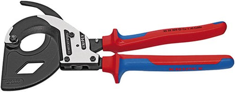 Knipex kabelschaar (ratelprincipe, 3-versnellingen) met meer-componentengrepen 320 mm - 9532320