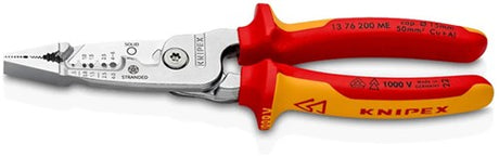 Knipex kabelafisoler 5 i 1 kombitang vde | 200mm - 1376200me