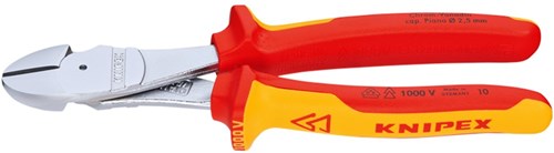 Knipex power side tænger forkromet 160 mm - 7406160