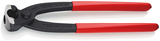 Knipex øreklemmetang | 220mm længde | plastbelagt | sort atramenteret - 10 99 i220 sb