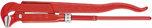 Knipex rørnøgle 90ø rød pulverlakeret 650 mm - 8310030