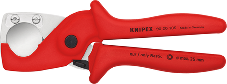 Knipex plasticut® 90 20 185 sb slange | beskyttelsesrørskærer af plast | med fiberoptik længst - 90 20 185 sb